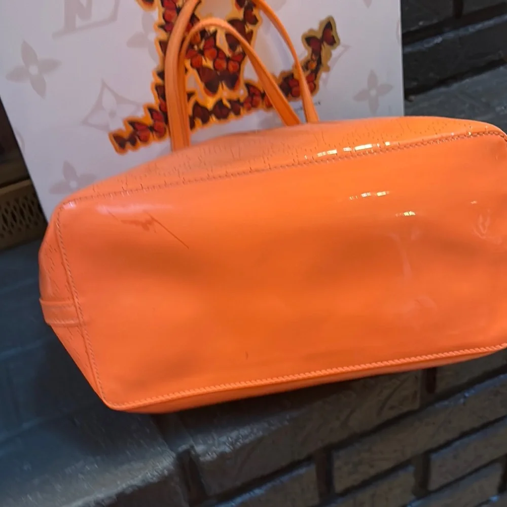 Kate Spade New York Patent Leather Tote - orange